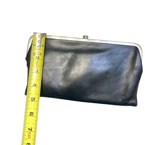 Hobo black leather clutch wallet - Picture 4 of 8